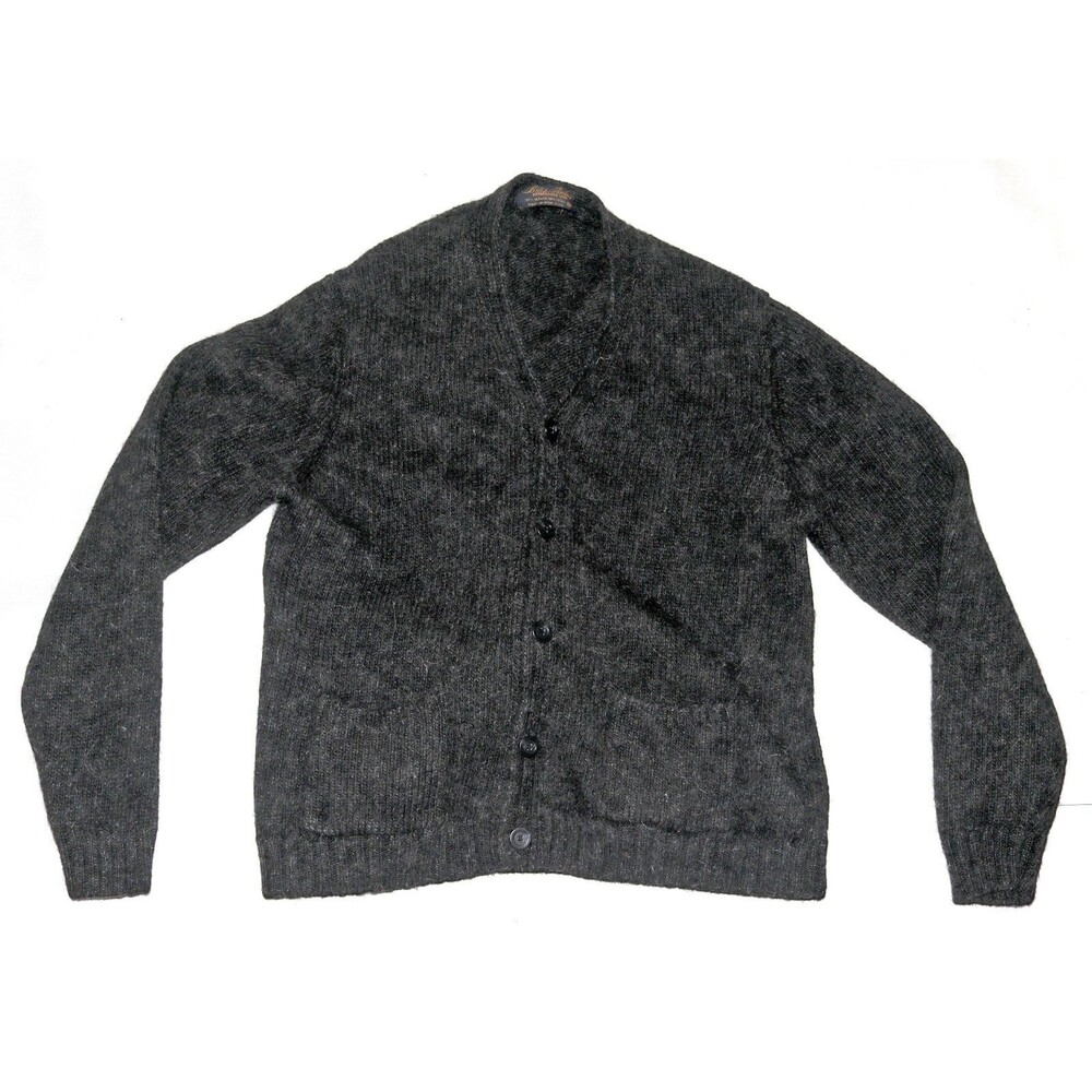 Brooks‎ Brothers Men's Alpaca Wool Blend Pockets Cardigan Sweater Size Medium